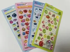 たまごっち ボンボンドロップ　3Dステッカー 4枚セット