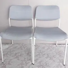 IKEA チェアとチェアカバーセット 2脚セット IKEA - IKEA チェアとチェアカバーセット 2脚セットの通販 by エネオス