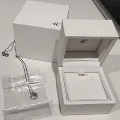 4℃ ハートモチーフ ネックレス