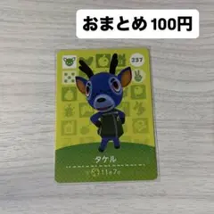 amiibo カード アミーボ あつ森 あつまれどうぶつの森 タケル