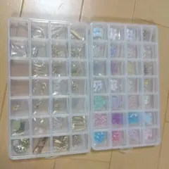 隠れ工房GreenOcean　アクセサリーパーツ　レジン　アニマル　リボン
