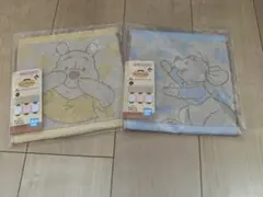 くまのプーさん タオル ハンカチ2色セット