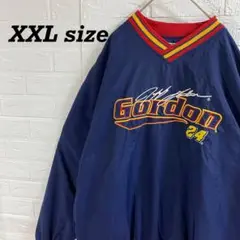 デュポン　NASCAR レーシングプルオーバーナイロンジャケット ネイビー