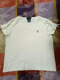 Ralph Lauren オフホワイトガールズ Tシャツ 6X (120cm)