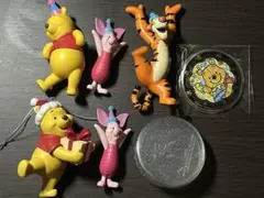 くまのプーさん ティガー ピグレット 缶バッジ フィギュア セット ディズニー