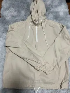 Bershka ベージュ プルオーバーパーカー S