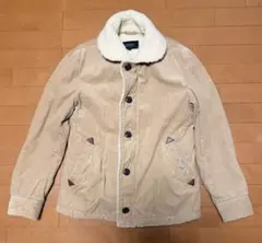 バーバリーブラックレーベル　コーデュロイボアジャケット　ベージュ　Lサイズ