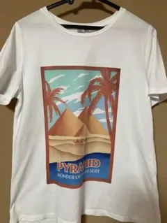 zara woman ピラミッド柄Tシャツのサムネイル