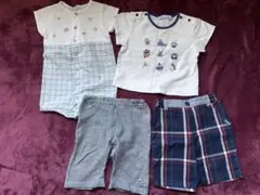 ファミリアFamiliar 男の子　水色　セット