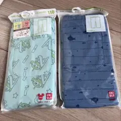 ユニクロ　ベビー　キッズ　レギンス　2点セット　10分丈　7分丈　110cm