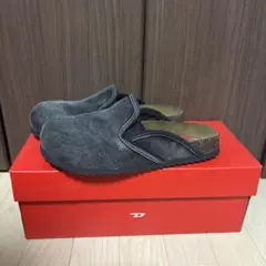 diesel WOODSTOCK デニム風バックル付きサボサンダル　箱あり
