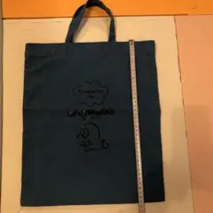 マイロ　アベイシングエイプダークブルー コットン トートバッグ