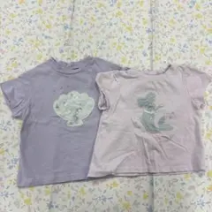 Tシャツ2枚セット　petit main apres les cours