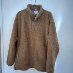 UNIQLO ベージュ フリースジャケット ボタン付き