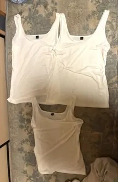 値下げ！ 新品未使用☆ SHEIN ホワイト キャミソール 3枚セット Lサイズ