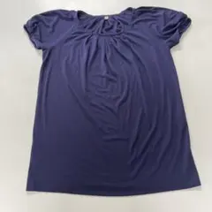 ユニクロ ネイビー チュニック 半袖 M