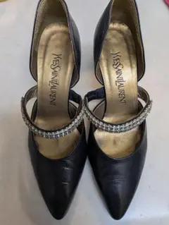 22.5 イヴ・サンローラン ブラックハイヒール 結婚式