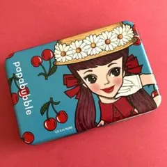 内藤ルネ× papabubble コラボ商品 キャンディ缶〈空缶〉 シール付属