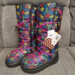 【新品未使用:タグ付き】クロックス コスモブーツ レオパード W5 (21cm)