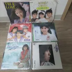 希少品 80年代 アイドル シングル コレクション 6枚