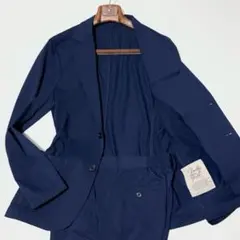 【美品】ブリッラペルイルグスト　スーツ　セットアップ　シルク混　絹　ブルー 2025年最新】brilla per il gusto スーツの人気アイテム - メルカリ