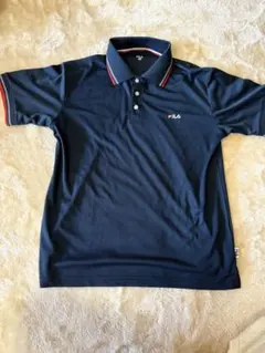FILA ネイビー ポロシャツ Lサイズ