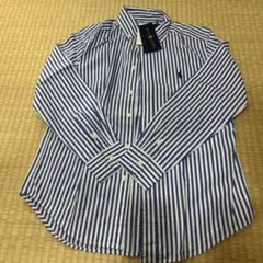 RALPH LAUREN ストライプ 長袖シャツ 150 新品未使用タグ付き