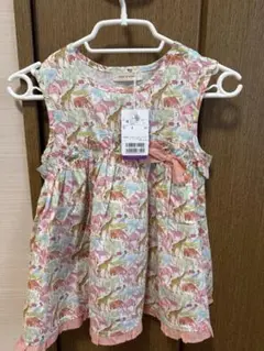 センスオブワンダー　リバティ柄チュニック　130