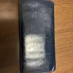 ネイビー レザー 長財布