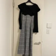 An MILLE ダブルリボンドッキングOP ワンピース - メルカリ