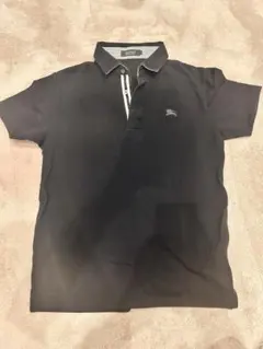 BURBERRY BLACK LABEL 黒 ポロシャツ サイズ2 中古・古着通販】BURBERRY BLACK LABEL (バーバリーブラックレーベル