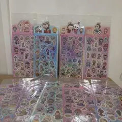 ラブブ　キラキラシール　9枚セット