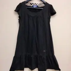 Burberry Blue Label ブラック ミニワンピース 38