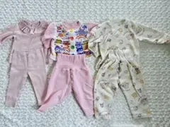 ベビーパジャマ3点セット　UNIQLO・アンパンマン ・サンリオ 80cm〜90
