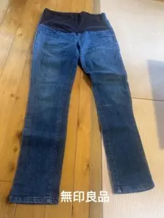 ［無印良品］マタニティデニムパンツ 伸縮性ウエスト　Lサイズ