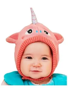 ニット帽 かわいい 動物に変身 綿 耳保護付き 毛糸編み