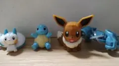 ポケモン パチリス・ゼニガメ・イーブイ・メタグロス︰ミニフィギュア