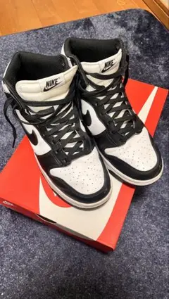 NIKE DUNK パンダ high 27cm 箱付き