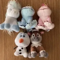 アナと雪の女王2 マスコット ぬいぐるみ セット