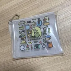 すみっコぐらし ネオ・すみっコくじ クリアポーチ ぺんぎん？