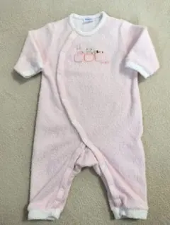 ファミリア 50-65cm スリーピーパイル ロンパース 女の子