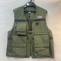 Helly Hansen フィッシングベスト Lサイズ オリーブグリーン Helly Hansen フィッシングベスト Lサイズ オリーブグリーン
