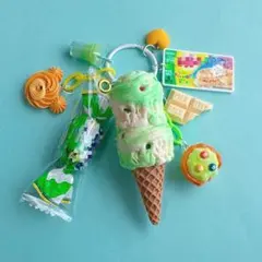 じゃらじゃらキーホルダー マーブルチョコアイス クッキー 129 - メルカリ