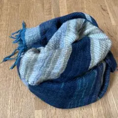 USED タマキニイメルーツshawl ミドルサイズ wool70%綿30%のサムネイル