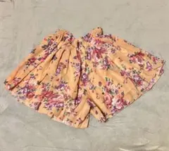 花柄　キュロット