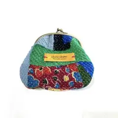 2170 がま口ポーチ　財布　ラリーキルト　カンタキルト　ポーチ