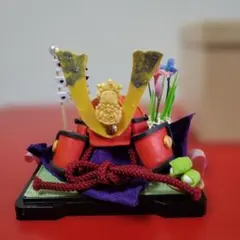 端午の節句　子供の日　兜　鯉のぼり　菖蒲　クレイ　収納箱付き　ハンドメイド