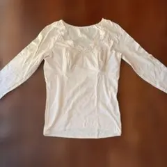 美品 シャルレ 長袖インナー ピンク ソフトカップ LL