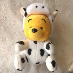 ディズニー　プーさん　かぶりもの　ぬいぐるみ　牛