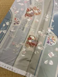 新品お仕立て上がり】吉祥文様 訪問着 金駒刺繍 正絹◇裄長トール